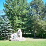 Statues in the park near Lasaretti