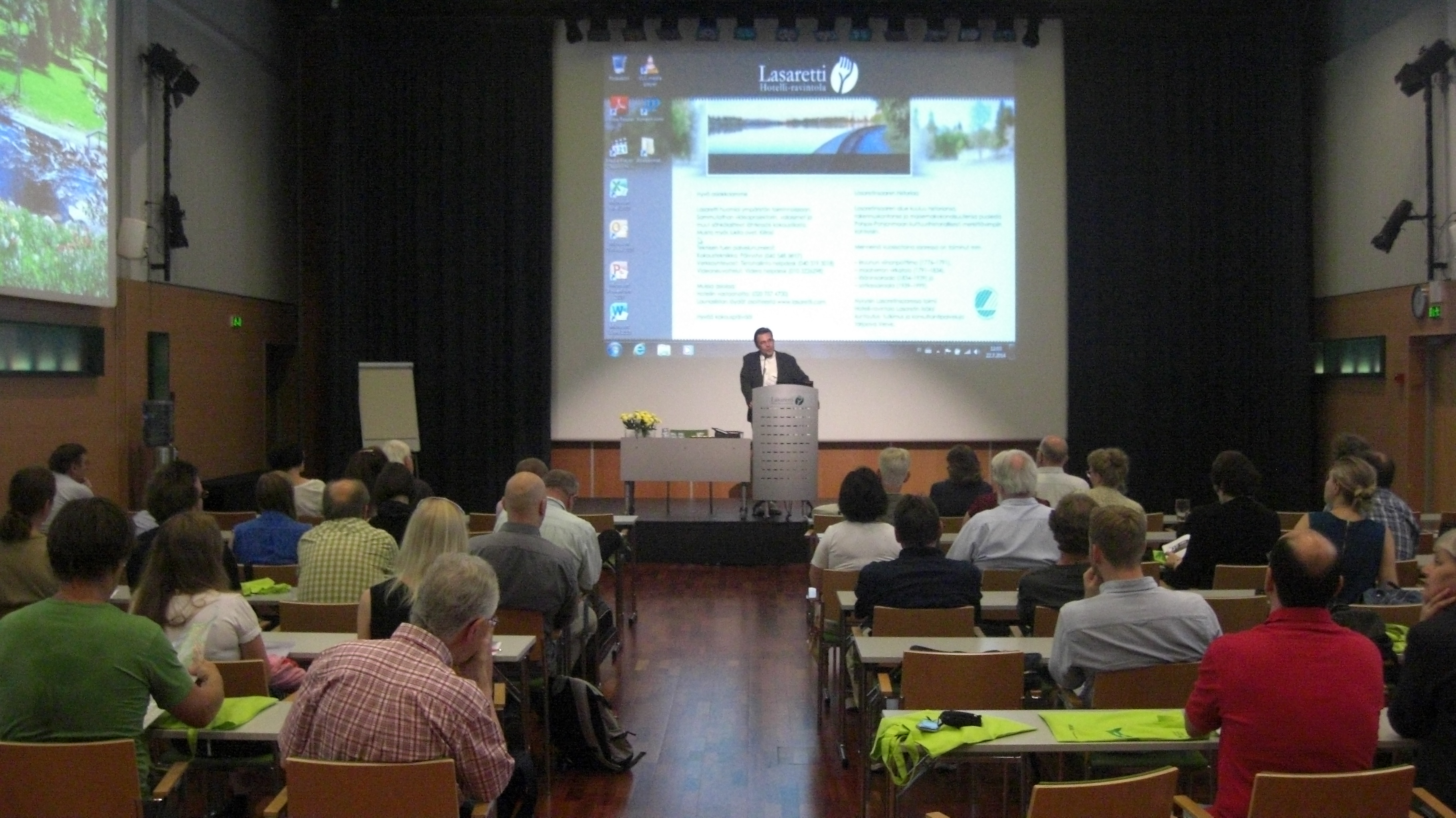 ESHHS President and host Petteri Pietikäinen inaugurating the conference